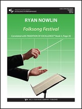 Folksong Festival Concert Band sheet music cover
